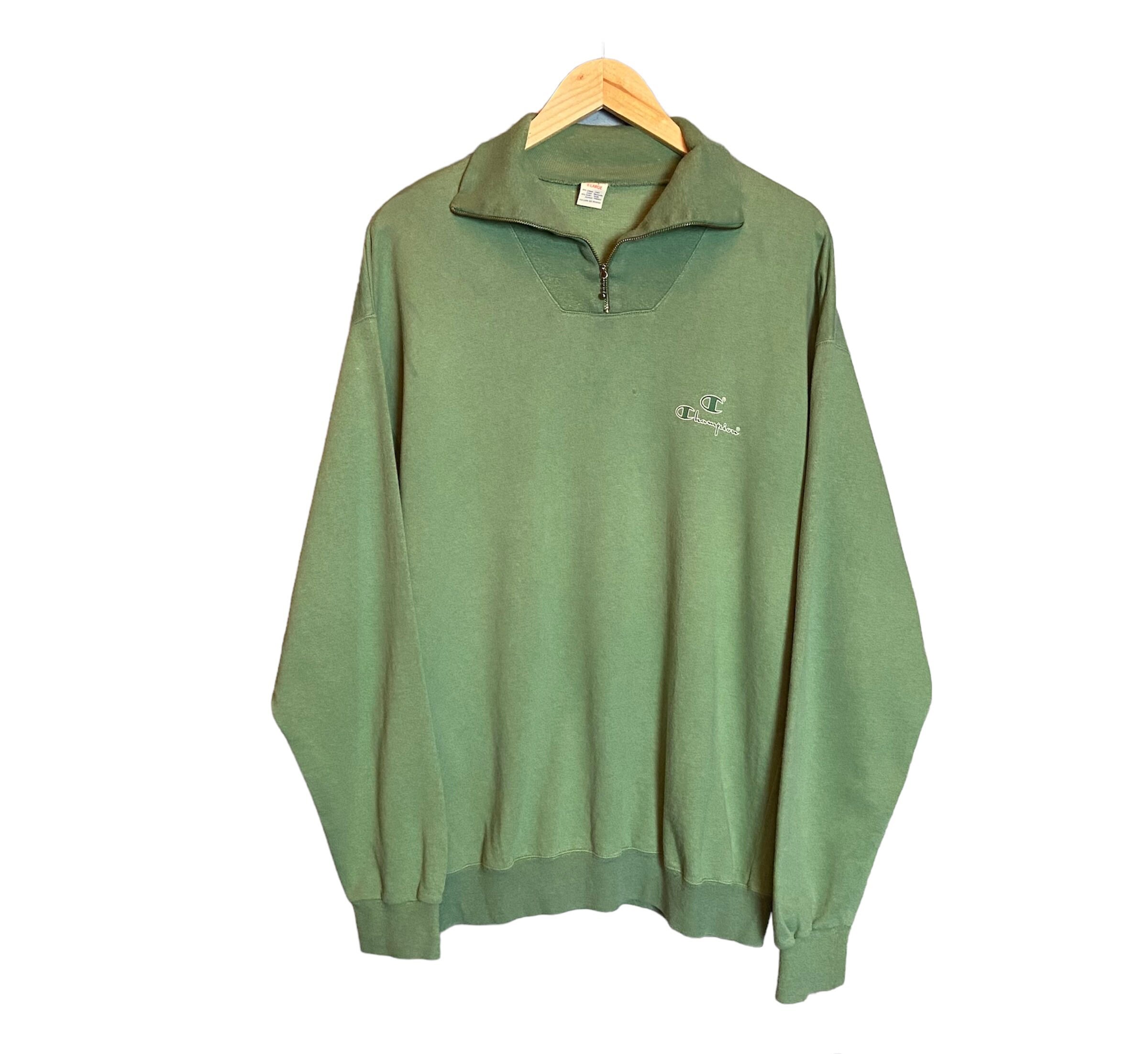 Champion half zip sweater vintage sale