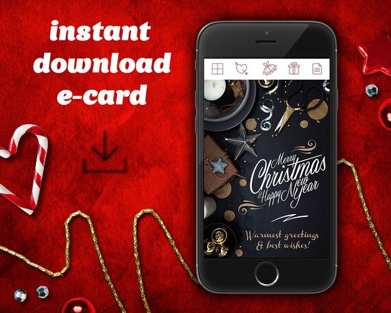 27+ Black And Gold Christmas Cards 2021