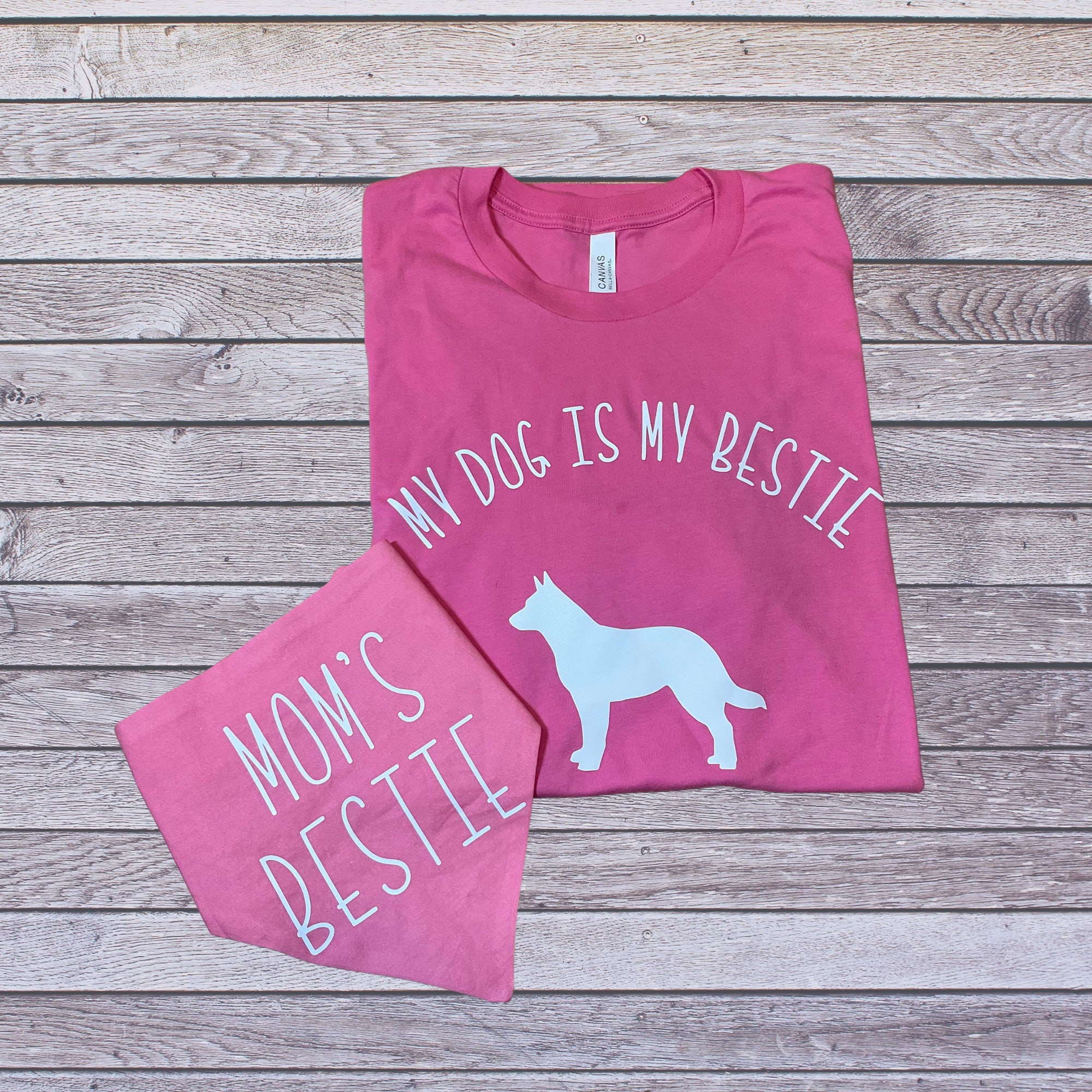 My Dog is My Bestie T-shirt - Etsy