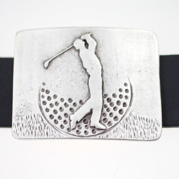 Golfer Man Belt Buckle Golf Accessories Golf Belt Buckle for Etsy