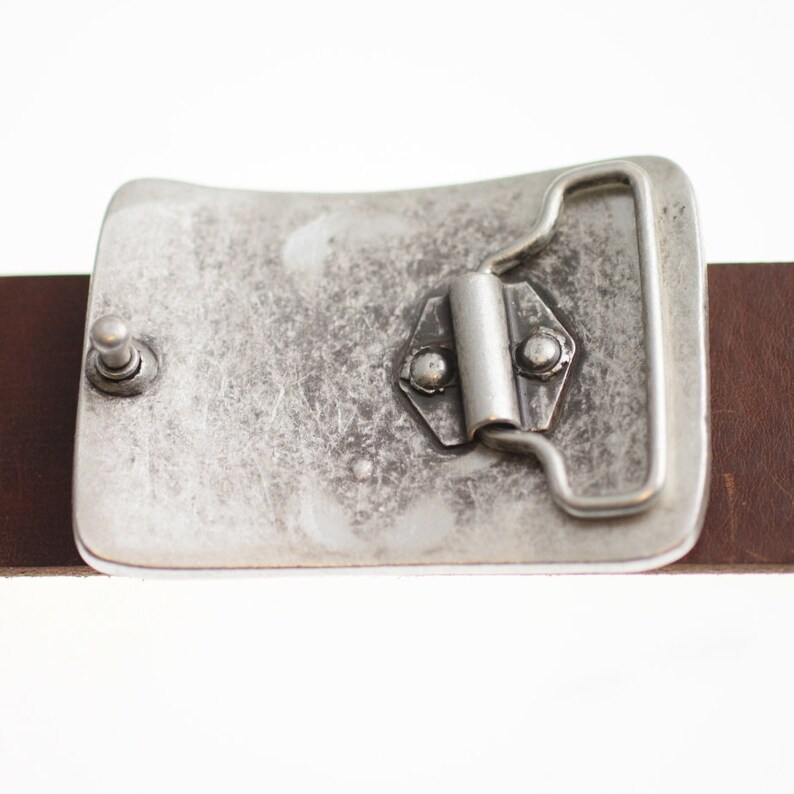 Good luck symbol Leaf belt buckle GS174 as Hippie belt buckle Four leaf clover accessory Boho belt buckle Four-leaf clover belt buckle