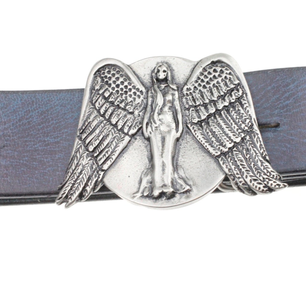 Angel belt buckle Women belt buckle Silver plate belt Etsy