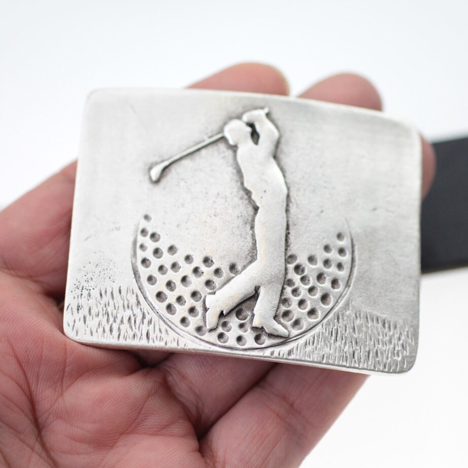 Golfer Man Belt Buckle Golf Accessories Golf Belt Buckle for Etsy