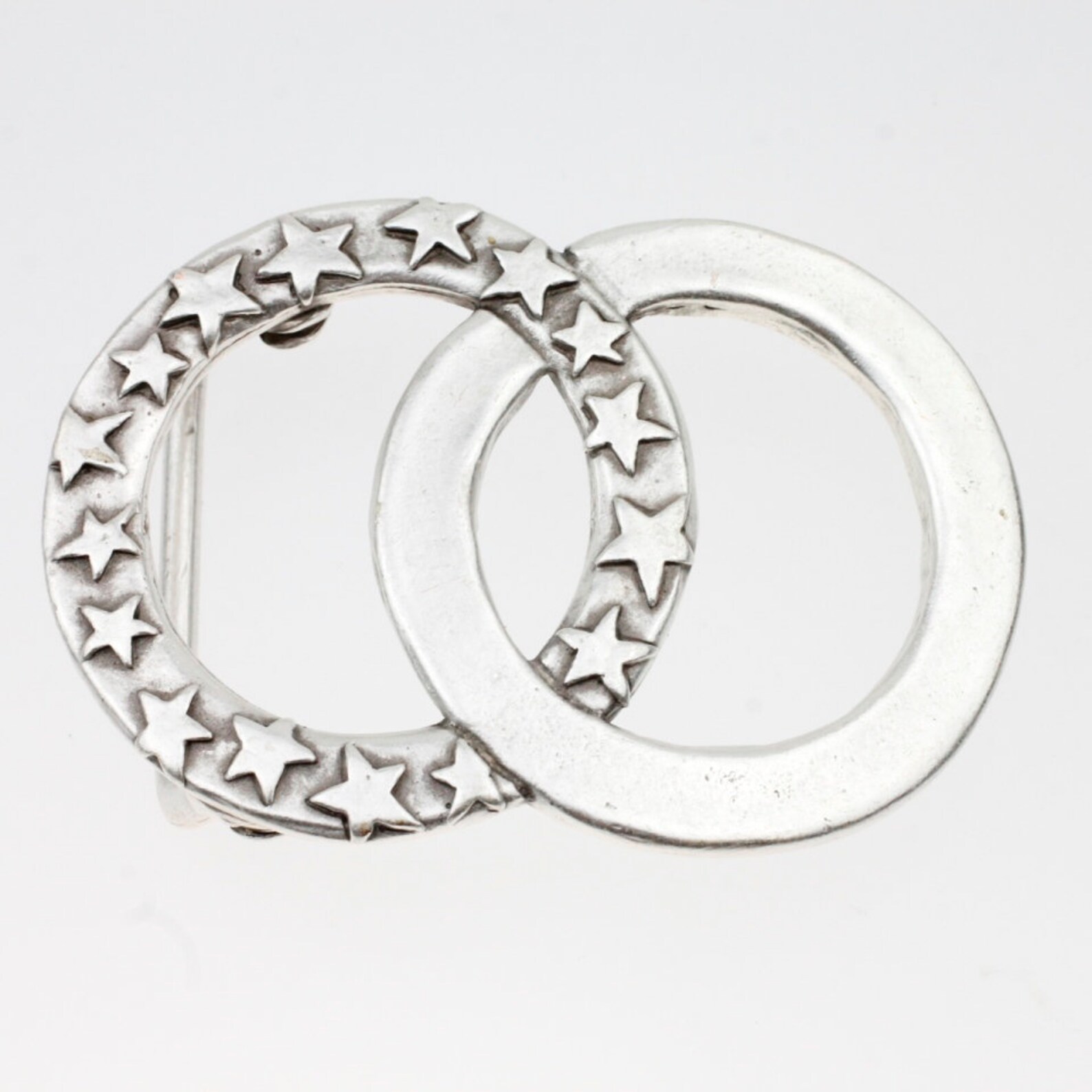 Starry round belt buckle Circle belt buckle Star belt Etsy