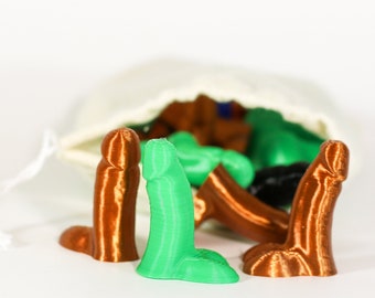 Bag of Magnetic Dicks | 3D Printed Gag Gift