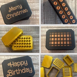 Wirklich nervige Geschenkkartenbox, personalisiertes 3D-gedrucktes Gag-Geschenk mit 134 Schrauben zum Entfernen
