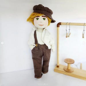 Handmade Boy doll . Perfect Kid gift and Beautiful for room decor