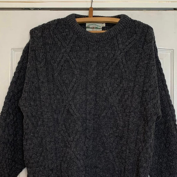 Irish Wool Sweater - Etsy