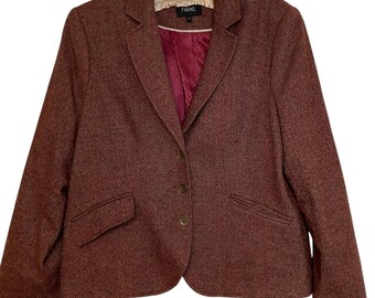 【URBAN RESEARCH ROSSO】 Harris Tweedジャケット Harris Tweed X Rosso Urban Research Herringbone Tweed Women Blazer