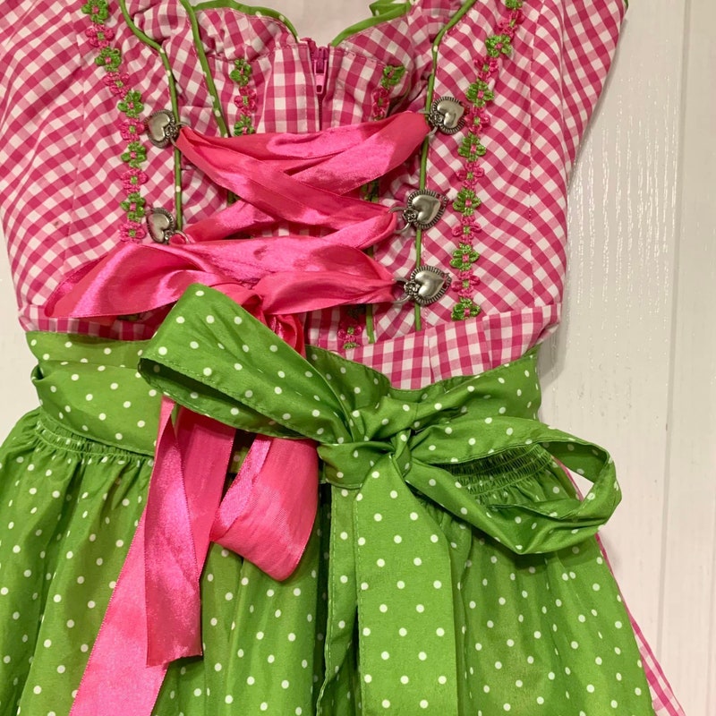 Pink Dirndl Dress Timeless Delight