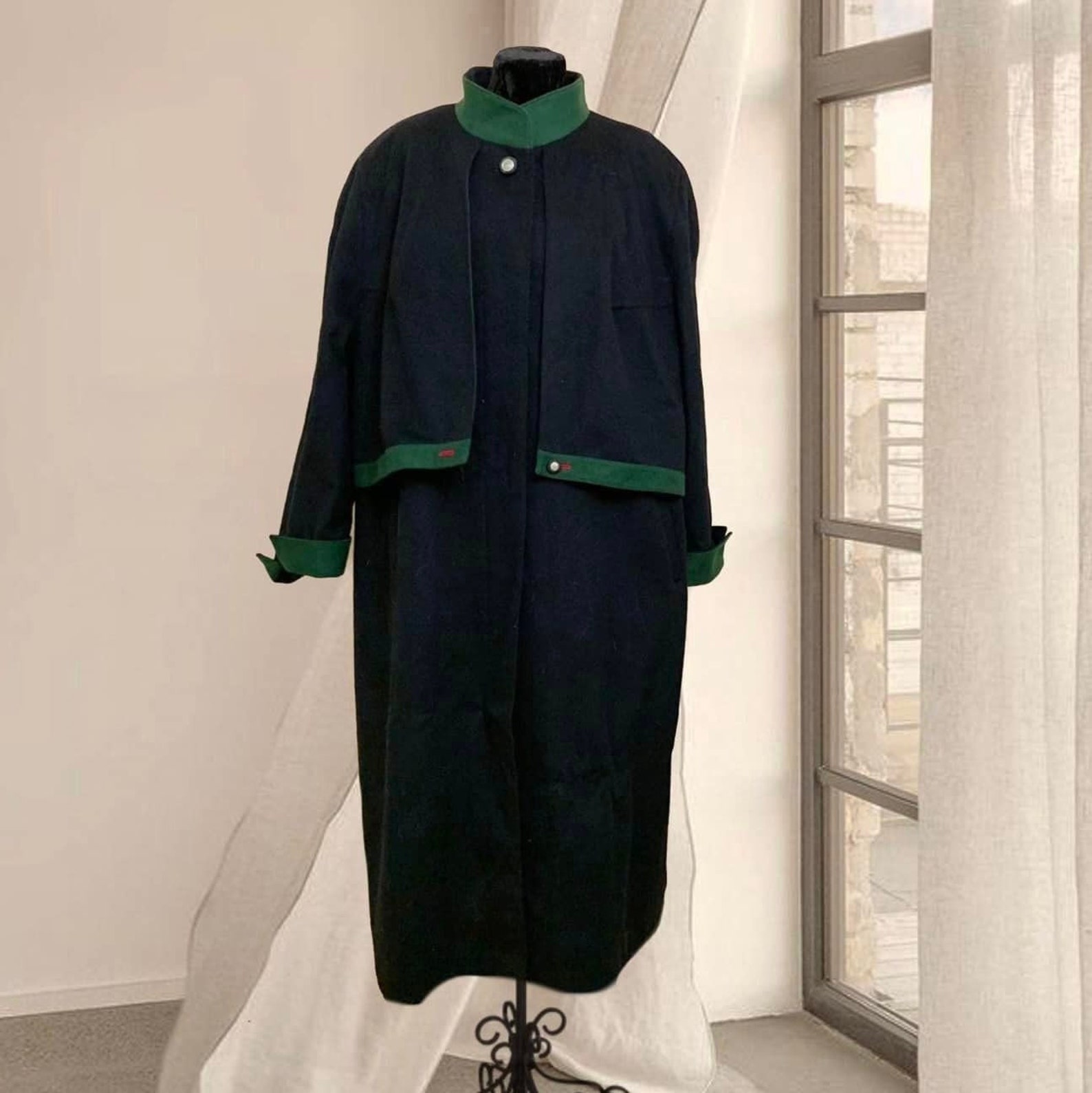 Iodo Loden Wool Trench