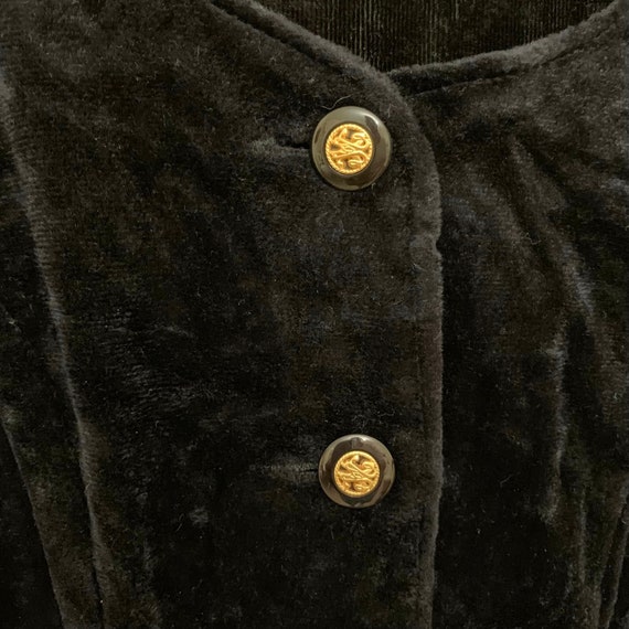 Vintage whimsigoth dress Black dirndl Trachten dr… - image 3