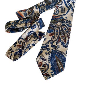 Cravate vintage à motif cachemire Cravate pour homme Élégante - Accessoire de cou classique