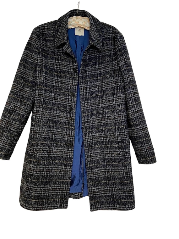 Vintage Italian Plaid Wool Tweed Coat - Men's Luxury Outerwear - Etsy