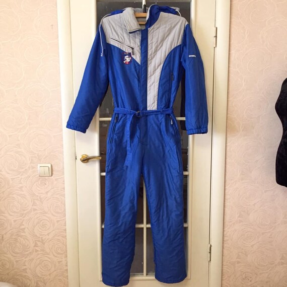 Vintage One piece ski suit 90s ski suit Ski jumpsuit Gem