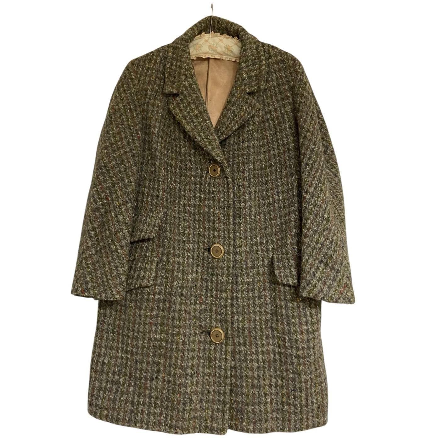 Donegal tweed coat - Etsy 日本