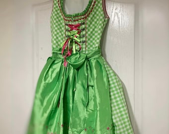 Vintage Dirndl dress girls Trachten dress Dirndl apron XS-S