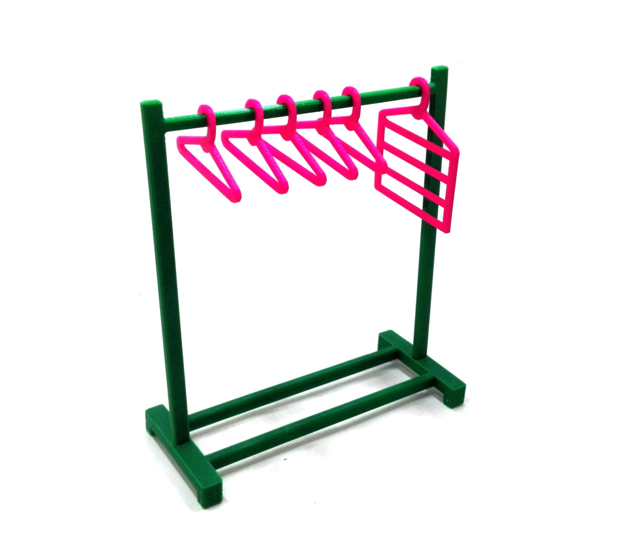 STL Files for 3D Printer Clothes Rack and Hooks for Barbie Etsy Australia