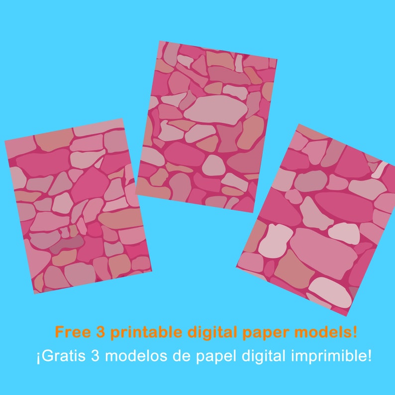 Table Paper Modle Table and Chair for Dolls 1:6 Scale / Chair and Table - Dining Room ...