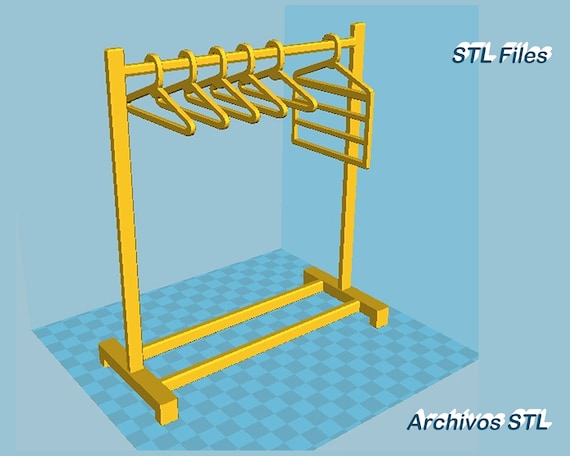 3d Printed Clothing Rack
