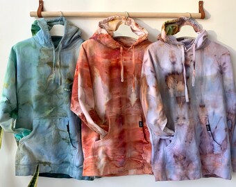 Tie Dye Large Hooded Sweatshirt Hoodie Men's Women's - Etsy
