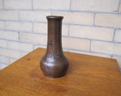 SUPERB antique HEINTZ Vase from the early 1900 MARKED Stickley era w5431