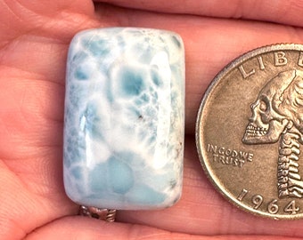 Natural Larimar Cabochon