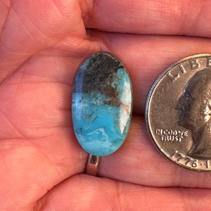 Smokey Kingman Turquoise Cabochon