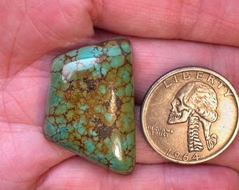 Natuurlijke Hubei-turkoois cabochon