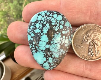 Natuurlijke Hubei-turkoois cabochon