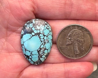 Natuurlijke Hubei-turkoois cabochon