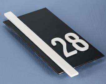 Custom 3D Number, Floating Door Numbers Sign, 3D Numbers, Modern Door Number, Floating Number, Modern Numbers