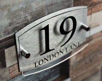 Decorative number signs, House numbers signs, Modern Door Number, Front Door Numbers, House Numbers Plaque, House Wall Plaques UK