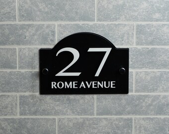 Contemporary House Sign, Home Decoration, Home lovers, Gift for Mom, Door Numbers, , Numbers Plaque, Doorsign,