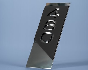 Custom 3D Number, Floating Door Numbers Sign, 3D Numbers, Modern Door Number, Floating Number, Modern Numbers