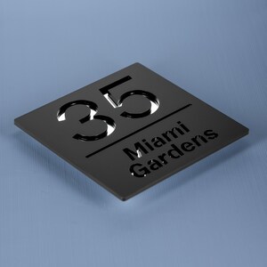 Floating Door Numbers Sign, Decorative Door Signs, House Signs Numbers, 3D Acrylic Sign, House Floating Numbers, Decorative Door Signs