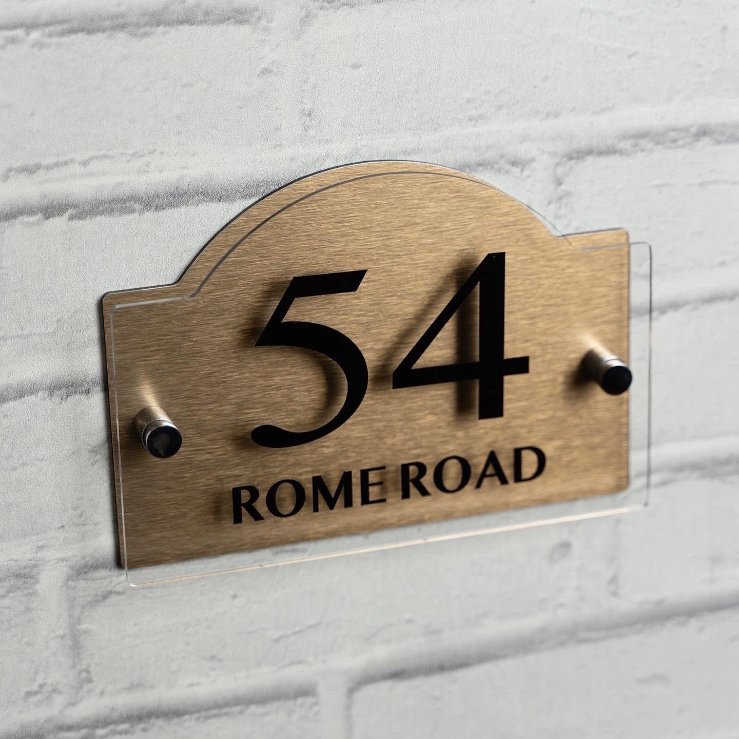Modern Contemporary House Signs Etsy UK
