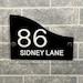 Contemporary House Sign, Modern Door Number, Decorative Number Signs ...