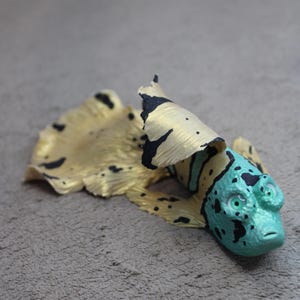 polymer clay fish sculpture