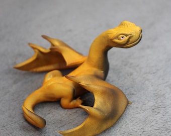 polymer clay dragon sculpture