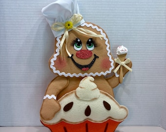 Gingerbread Wreath Attachment - Etsy