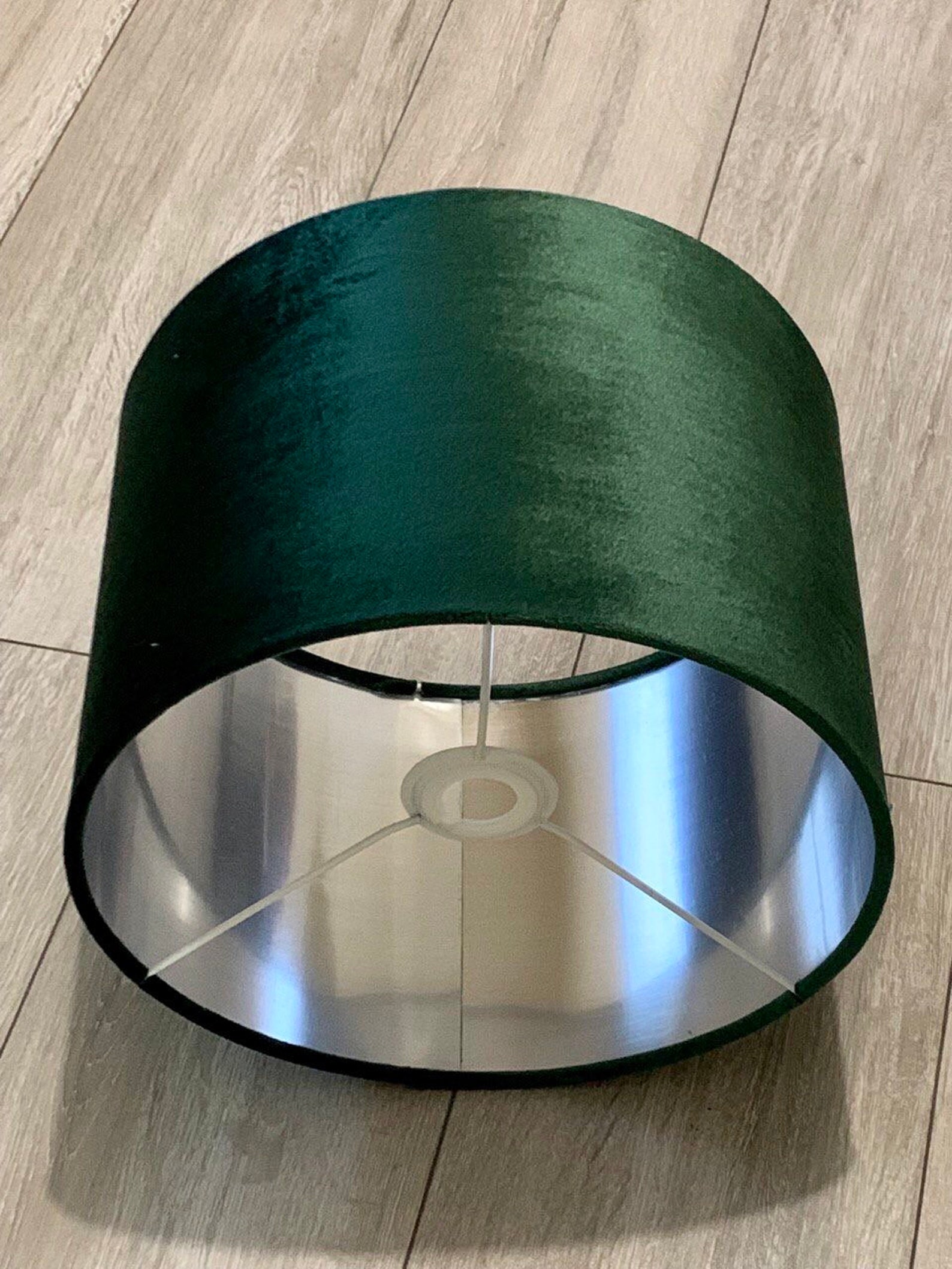 New Luxury Velvet Bottle Green Lamp Shade and Pendant Light Etsy UK