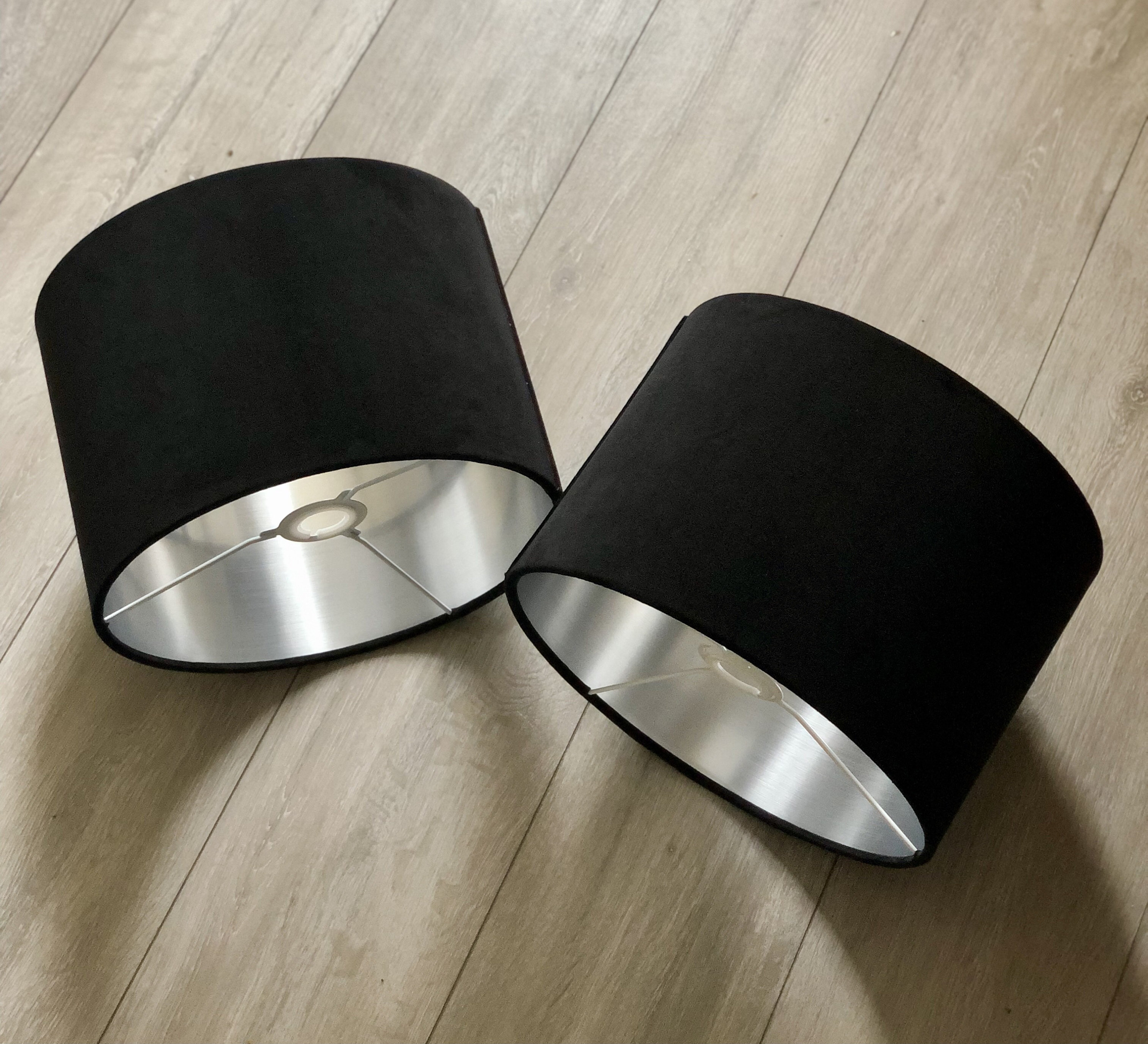 New luxury velvet black lamp shade and pendant light shade Etsy