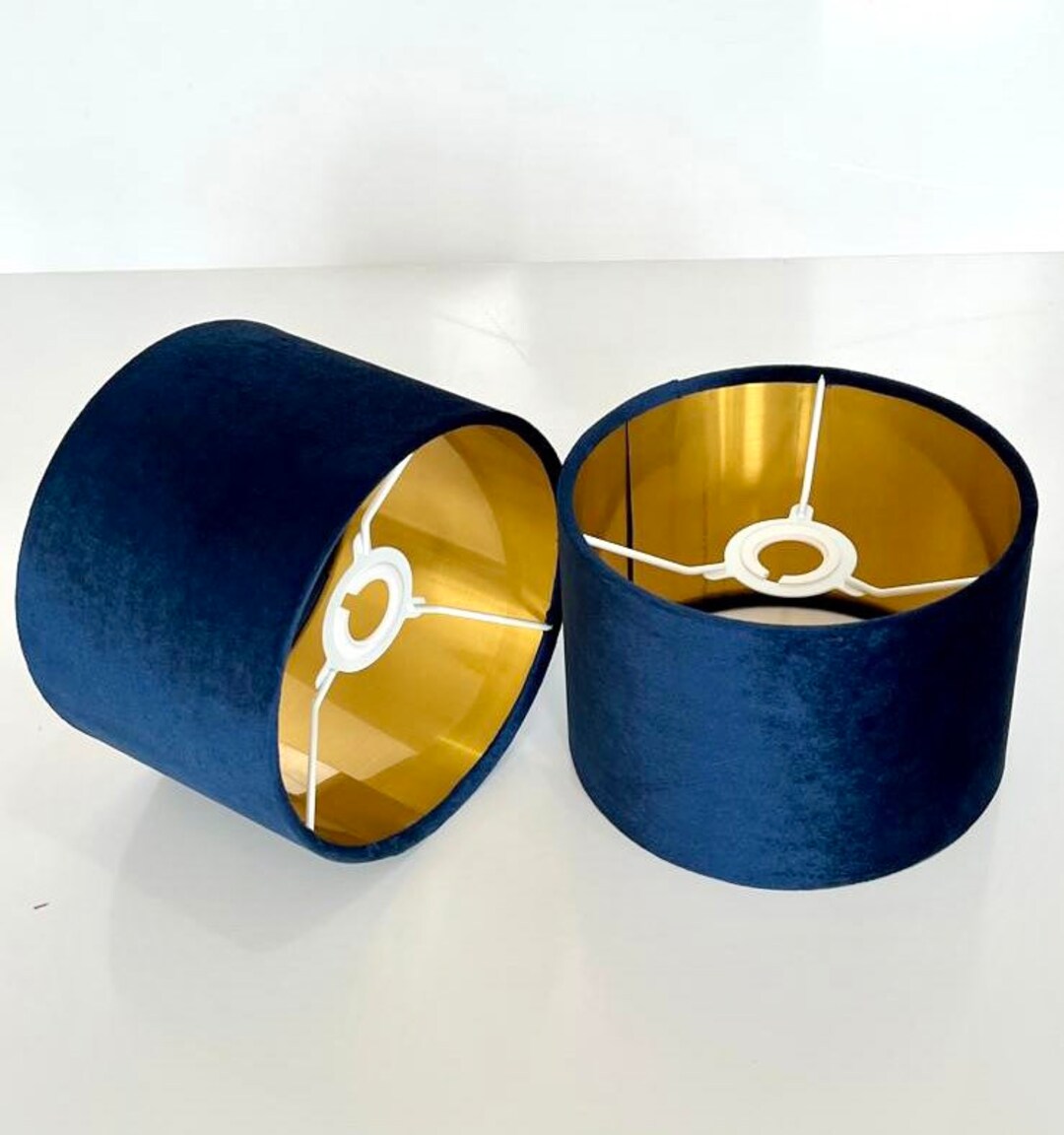 New Luxury Velvet Navy Blue Lamp Shade and Pendant Light Shade With