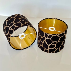 new premium luxury velvet stone geometric design lamp shade pendant shade-black and brushed gold