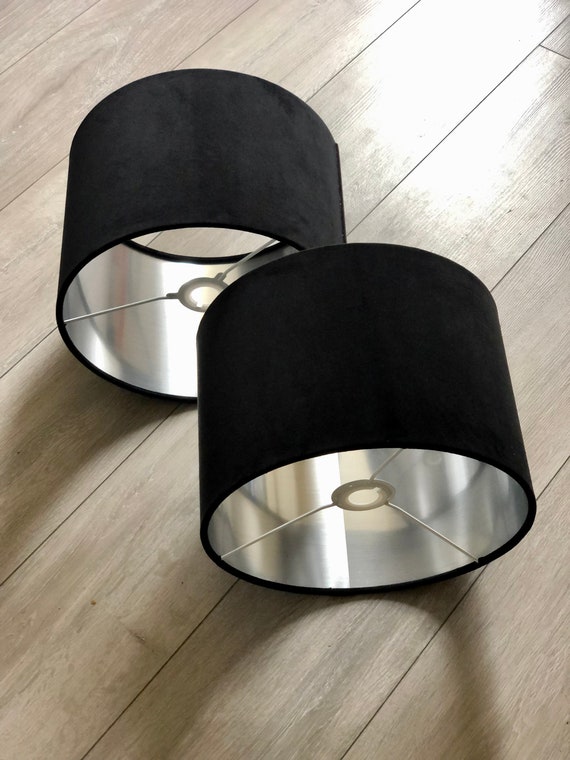 New Luxury Velvet Black Lamp Shade and Pendant Light Shade With