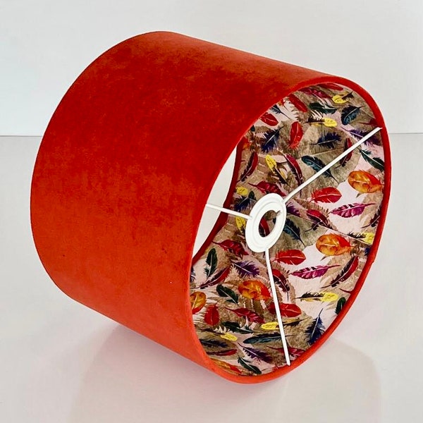 Orange Lamp Shade - Etsy UK
