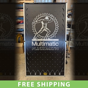 Custom Large Plinko Game Board, Personalized Prize Drop Game, Interactive Event Entertainment, Game for Fundraisers and Corporate Events