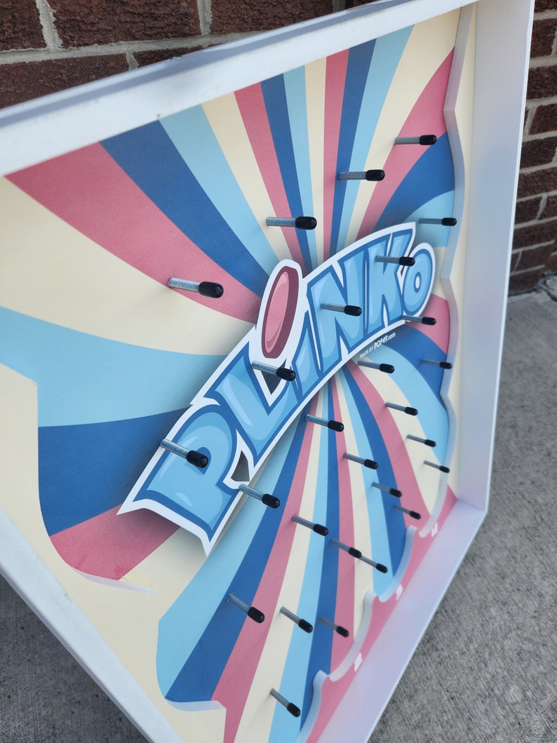 Your Logo Table Top Plinko Game Kit With Prize Board and Pucks additional Shipping Charges Apply