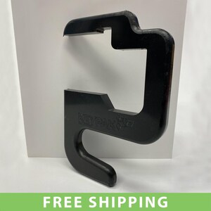 Durable Plastic Industrial Shelf Hook, Heavy-Duty Wall Mount Storage, Strong Organizer Hangers for Shelving, Rustproof Utility Hooks